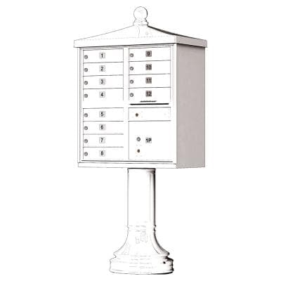 12 Tenant Door Apartment Cluster Mailbox